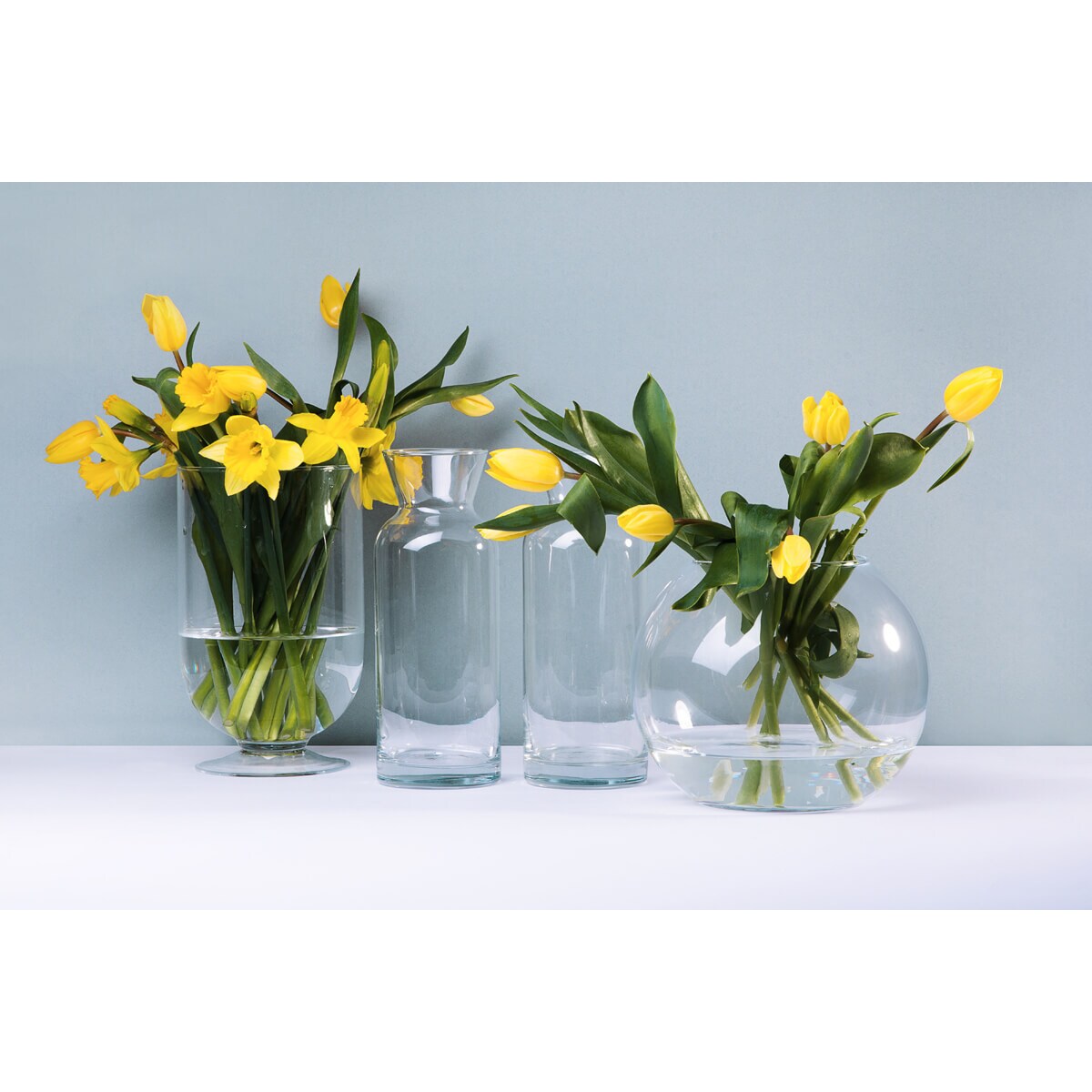 Konsimo RIOTES Wazon, przezroczysty