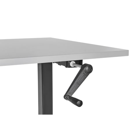 Biurko regulowane Manualny 120 x 72 cm Jasnoszary DESTINES Różne rozmiary