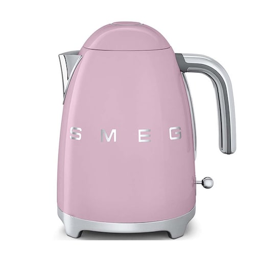 Czajnik elektryczny pastelowy róż 50's Style, 1700 ml, SMEG