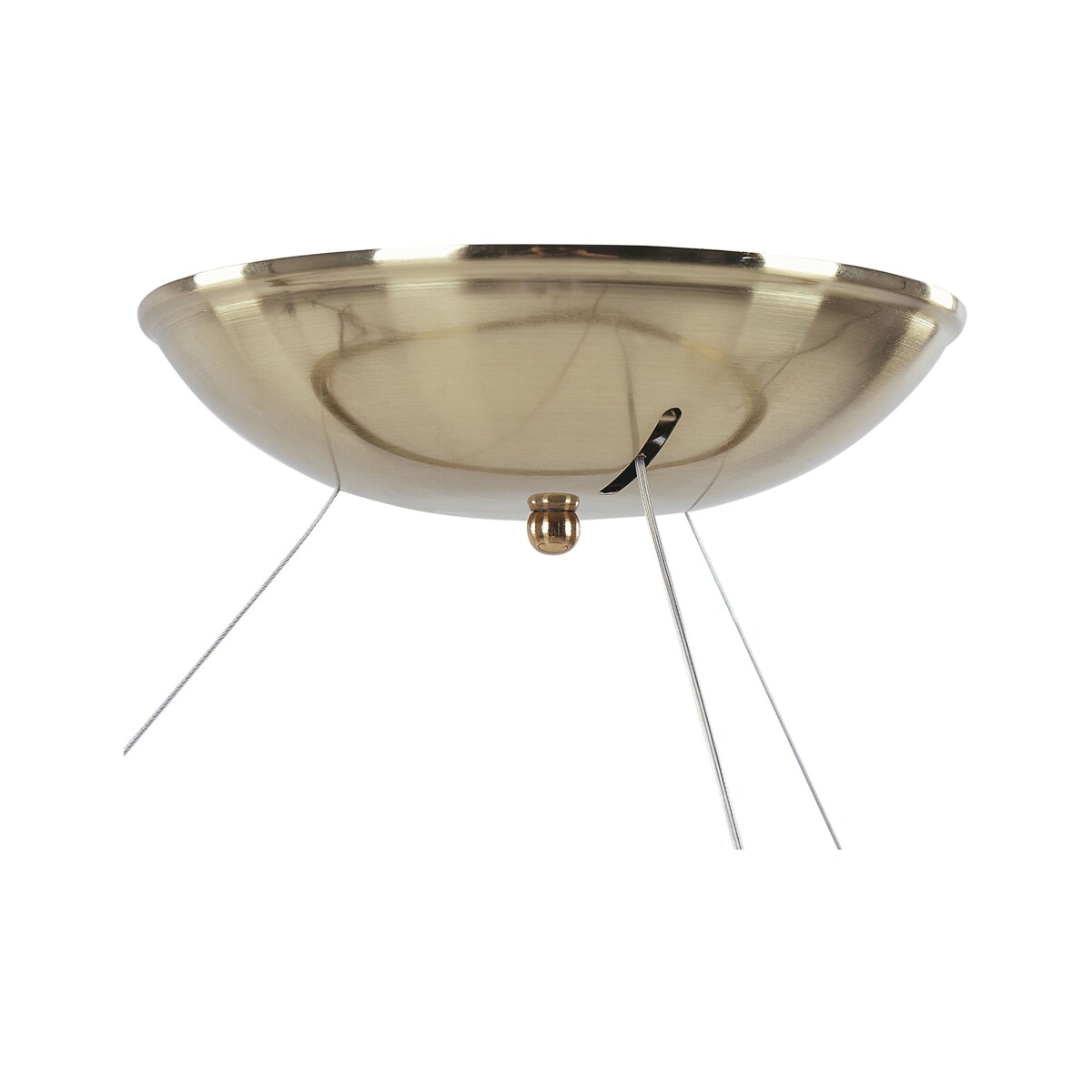 Lampa wisząca LED metalowa złota KRABURI