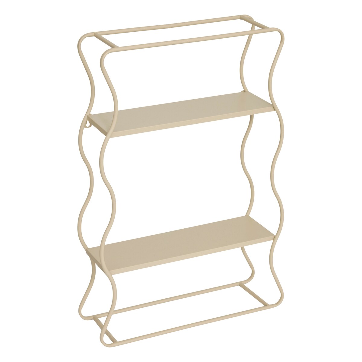 Półka dekoracyjna na ścianę JUDY, fala, 40 x 12 x 58 cm