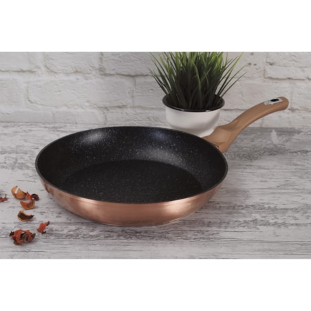 Patelnia 30 cm z powłoką marmurową Rose Gold Berlinger Haus BH-1511