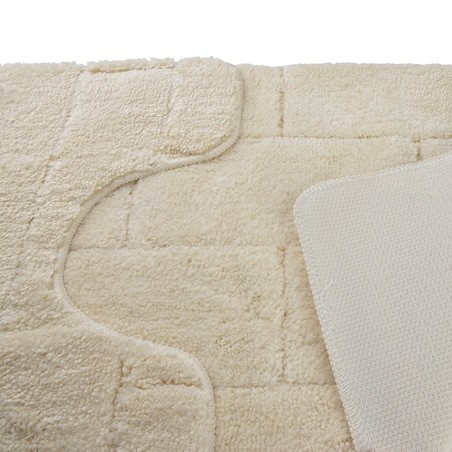 ZAC Komplet 2 Dywaników Łazienkowych 50x40/50x80cm kremowy