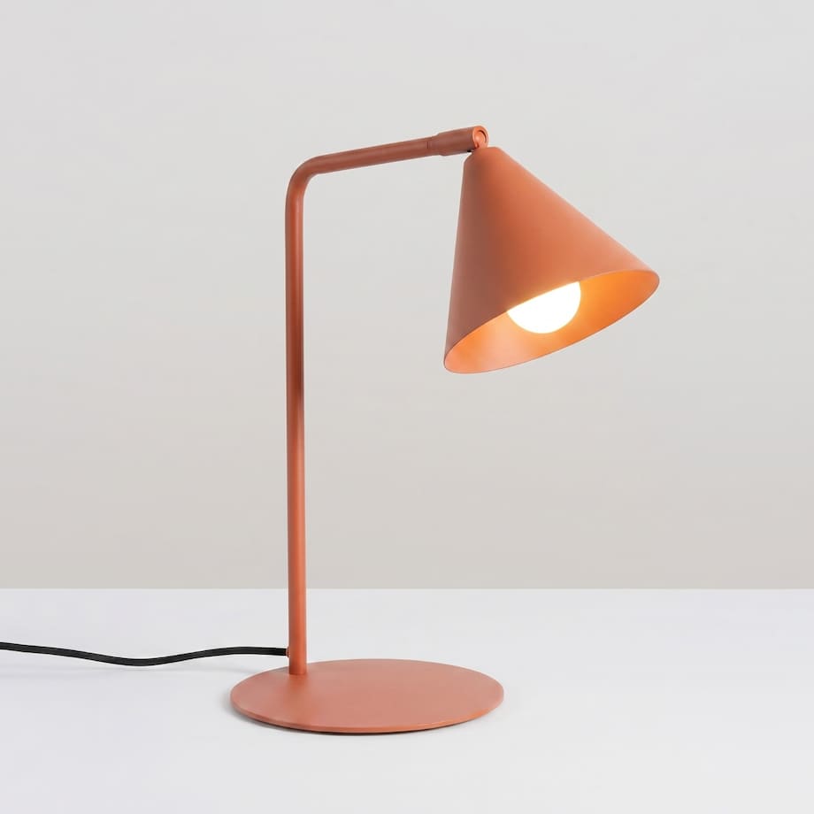 Lampa biurkowa NOX ochra czerwona