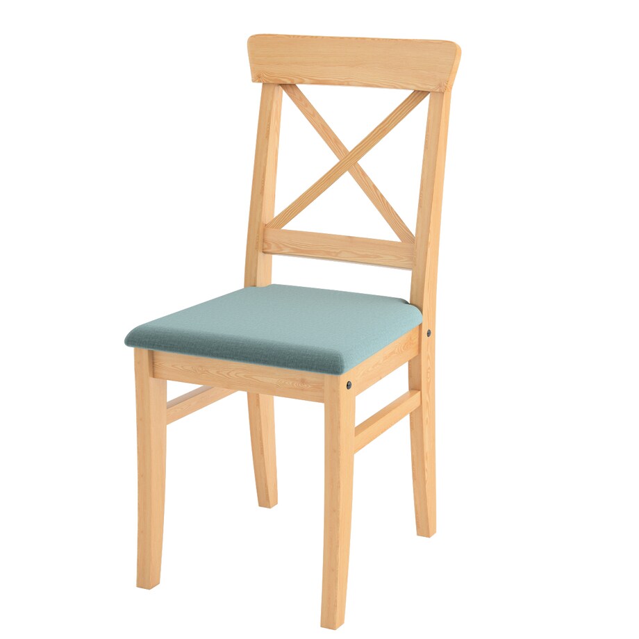 Pokrowiec na krzesło Ingolf z tapicerowanym siedziskiem, zgaszony szmaragd - welwet, Inglof, Ingrid