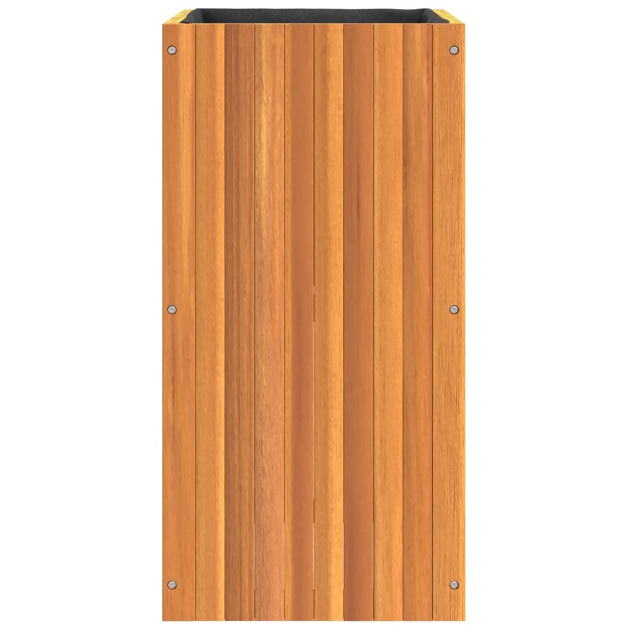 vidaXL Donica ogrodowa, 45x45x90 cm, lite drewno akacjowe