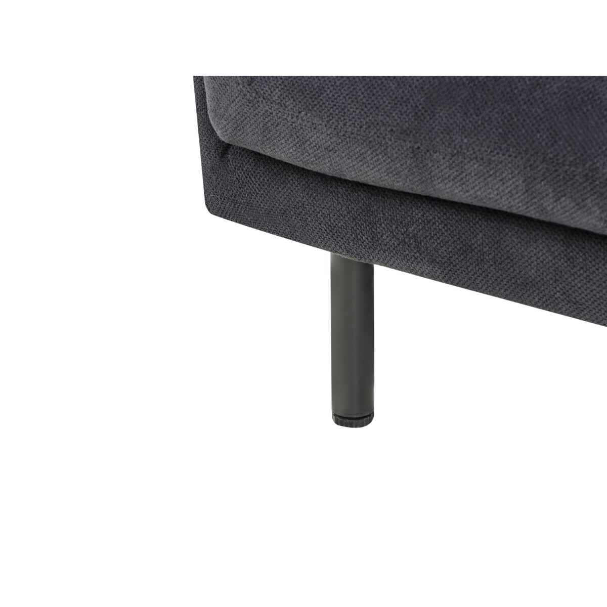 Sofa VORGOD Czarny dla 2 osób