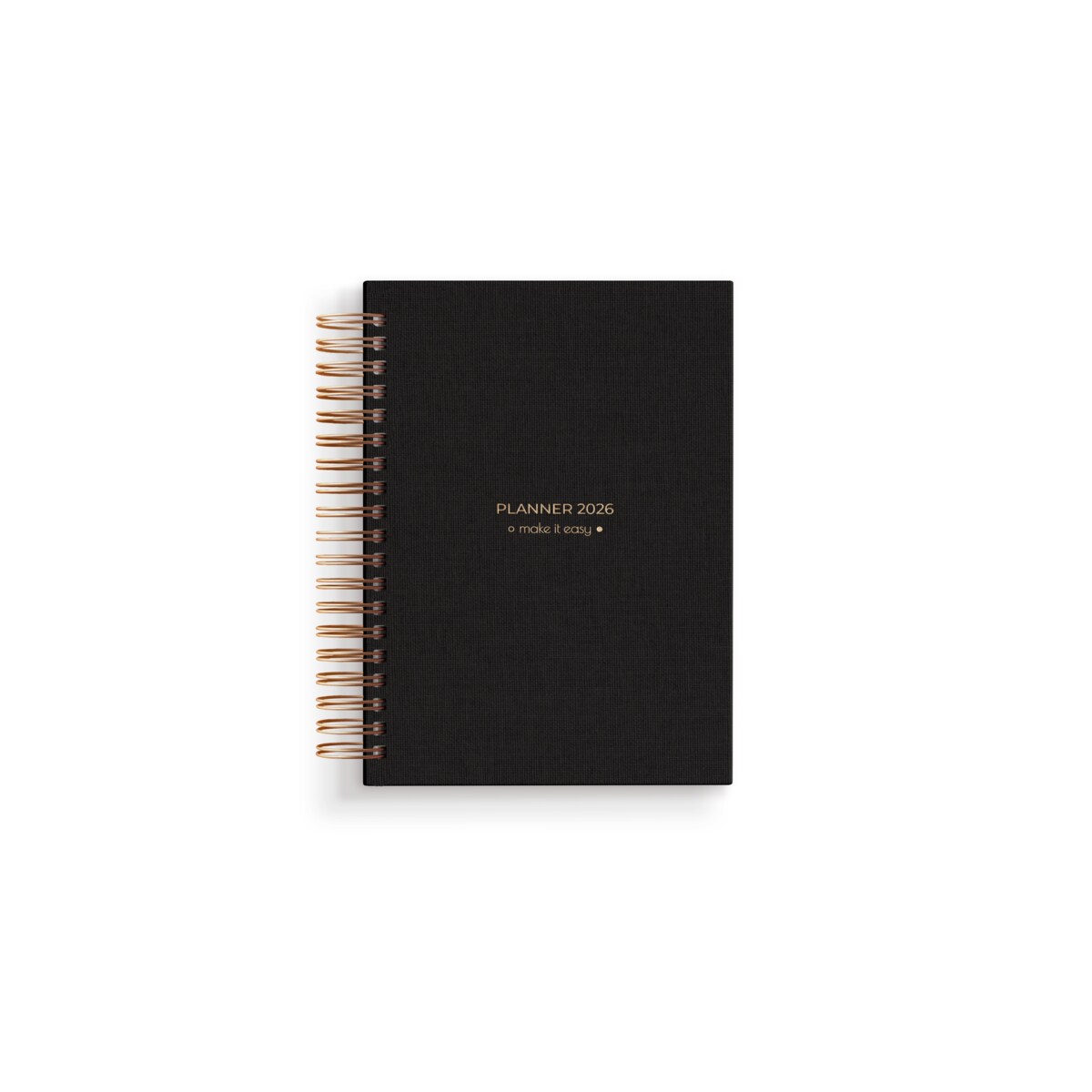 Planner dzienny 2026 na spirali – Ember