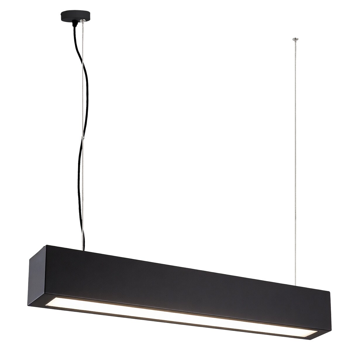 Lampa sufitowa wisząca Light Prestige Ibros czarny LED CCT 3000K/4000K/6000K (regulowana) 1 szt.