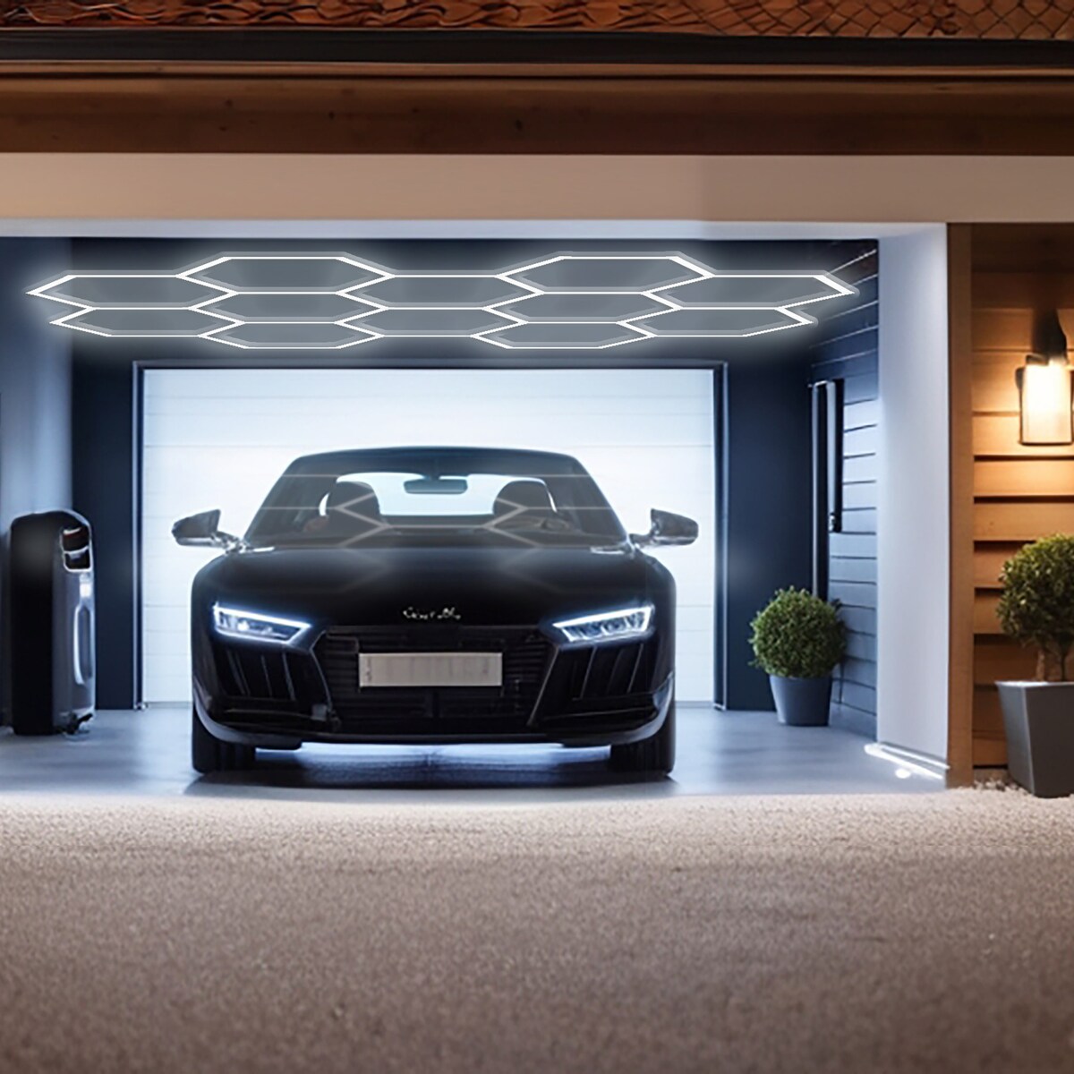 Plafon Light Prestige Geometric New biały LED 4000K 1 szt.