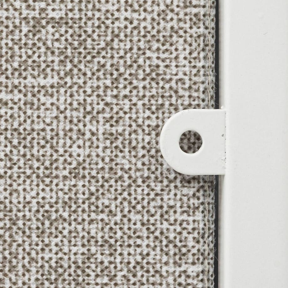 Regał z 5 tekstylnymi szufladami TISS, 45 x 30 x 114 cm