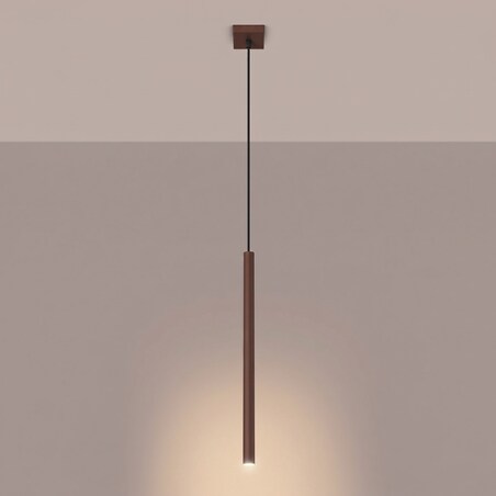 Lampa wisząca PASTELO 1 brązowa