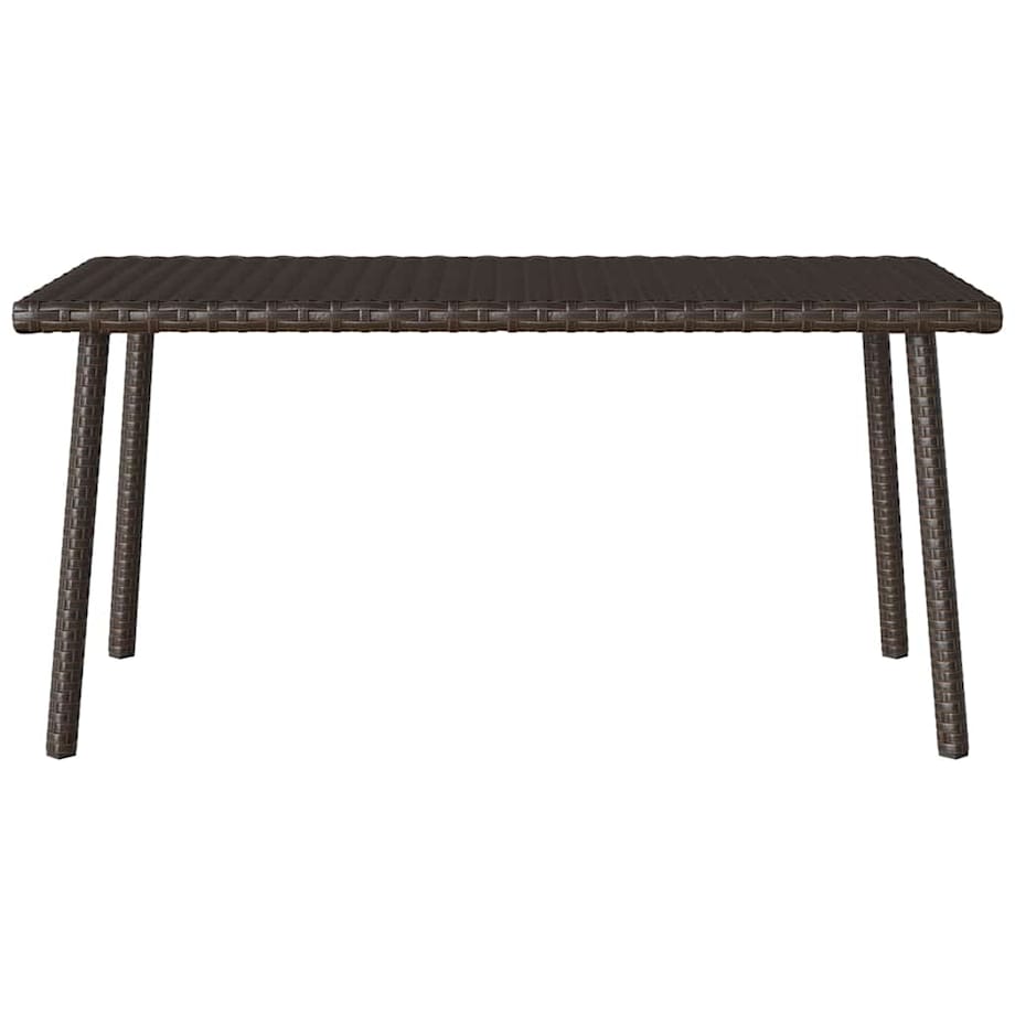 vidaXL Stolik kawowy ogrodowy prostokątny brązowy 80x40x37 cm