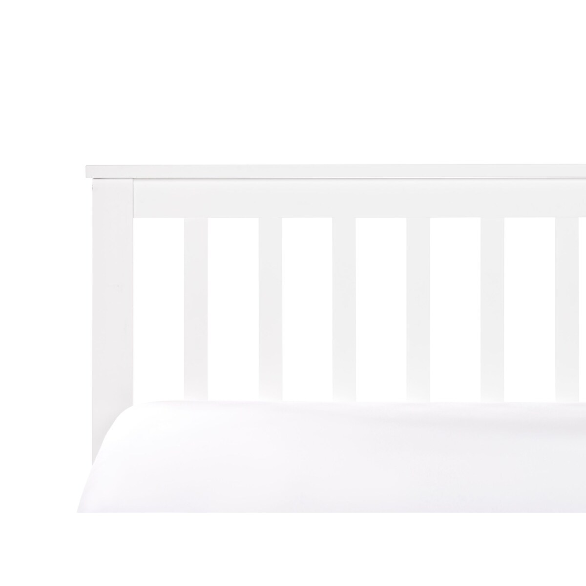 Łóżko OLENDON 180 x 200 cm Drewno Biały