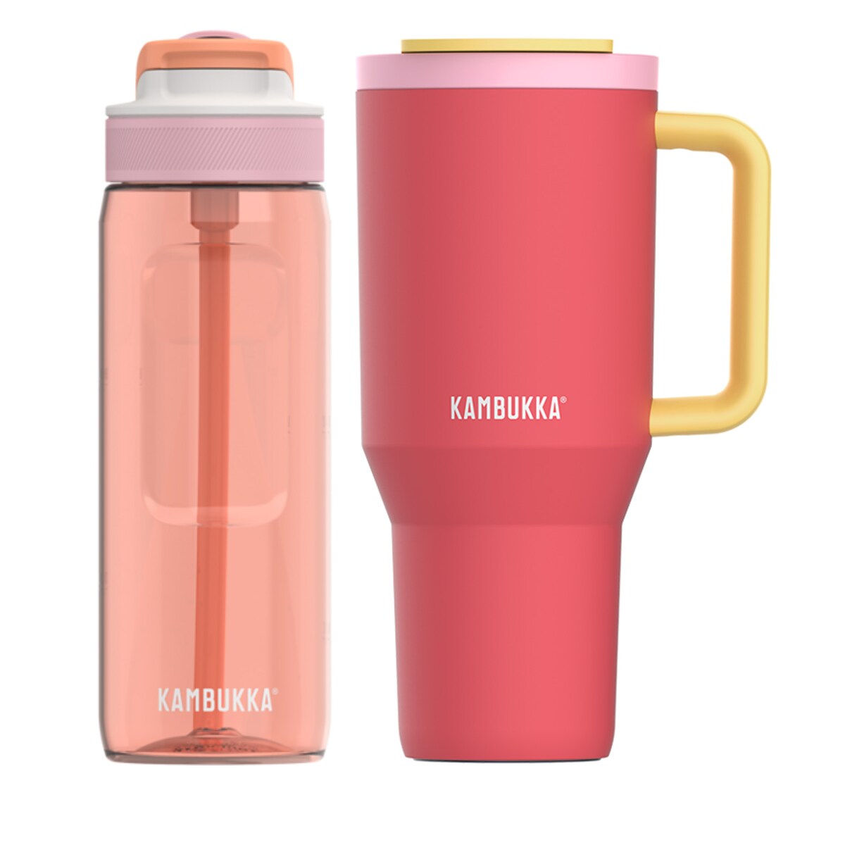 Kambukka butelka na wodę + kubek termiczny ze słomką Zestaw Sunkissed Sips