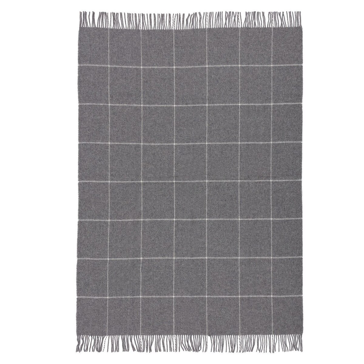 Pled Zelandia 140x200cm check grey, 140 x 200 cm