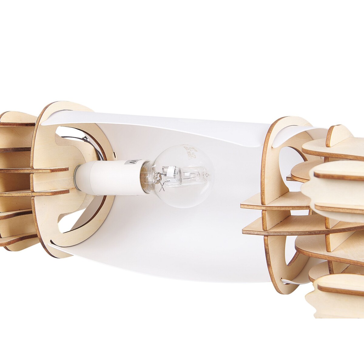 Lampa stołowa pies jasne drewno LOUBIERE