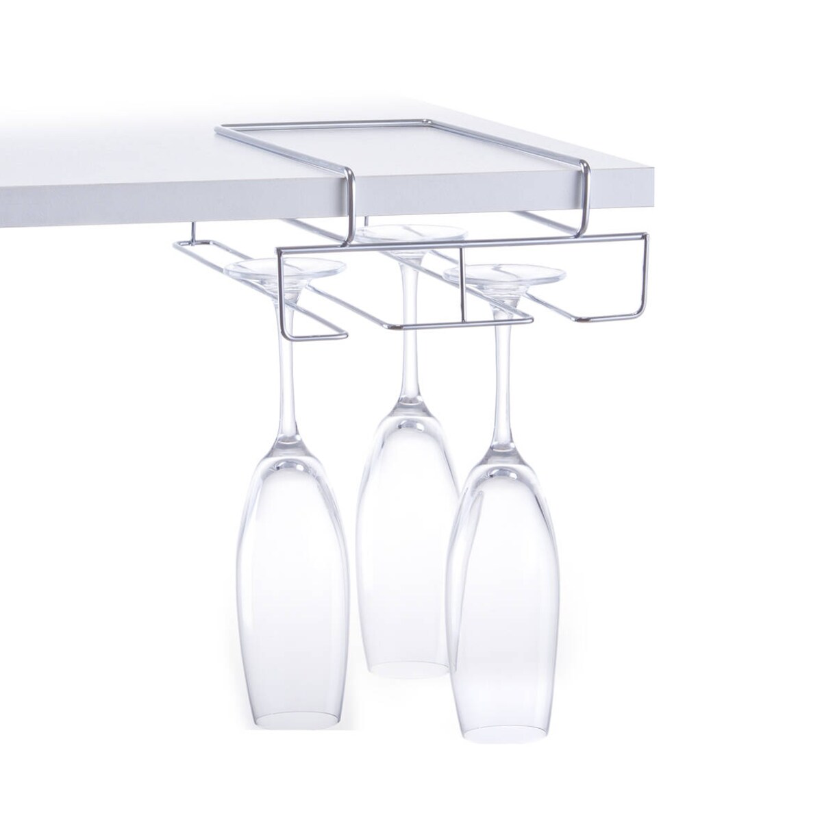 Wieszak na kieliszki, do zawieszenia pod półką