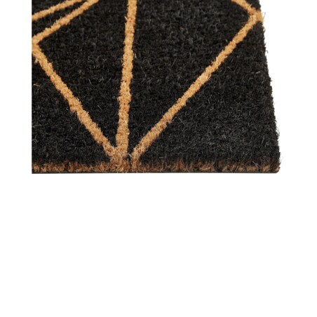 Wycieraczka KISOKOMA 40 x 60 cm Włókno kokosowe Czarny
