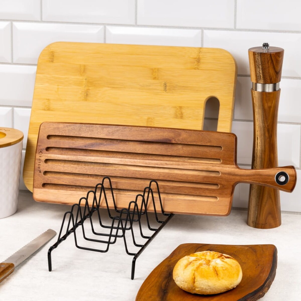 Organizer stojak uchwyt podstawka na 8 pokrywek KINGHOFF