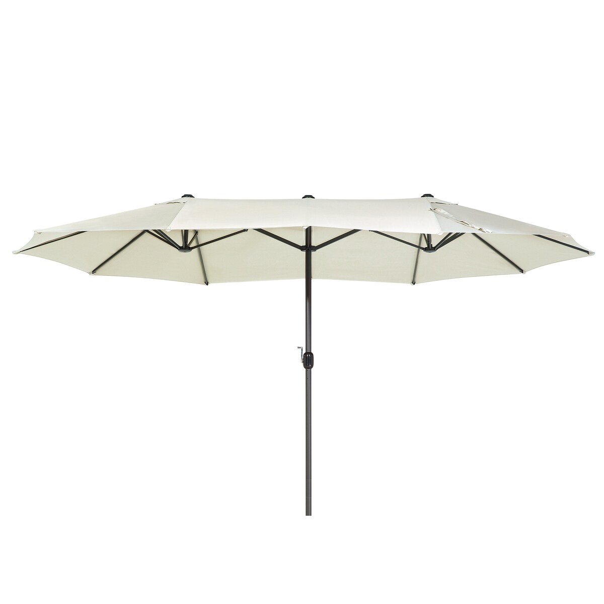 Parasol ogrodowy 460 cm SIBILLA Beżowy