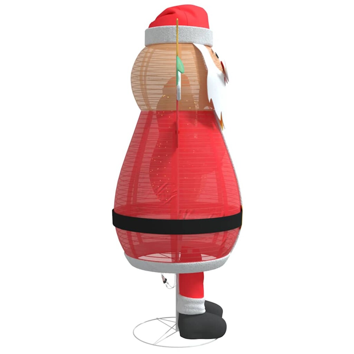 vidaXL Święty Mikołaj na Boże Narodzenie Ciepła biel 100 x 180 cm