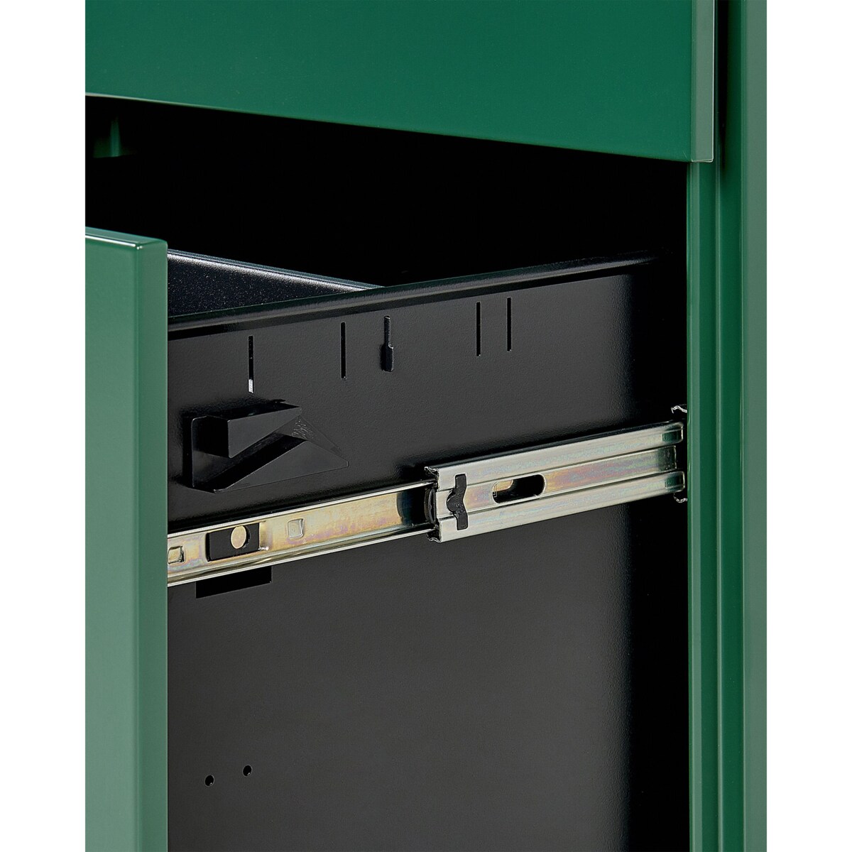 Szafka biurowa metalowa zielona CAMI