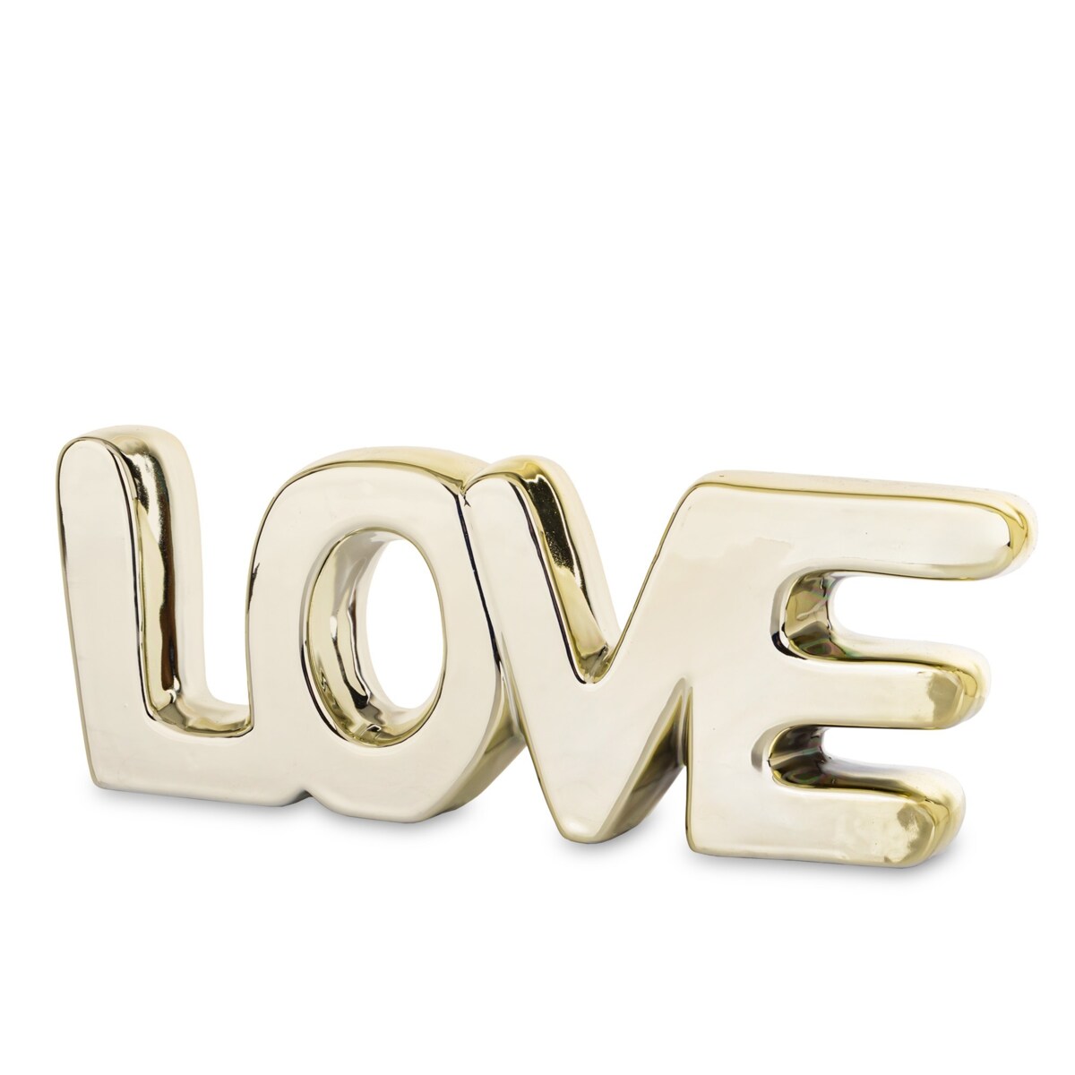 Napis przestrzenny LOVE złoty 10x26,5x4,5 cm