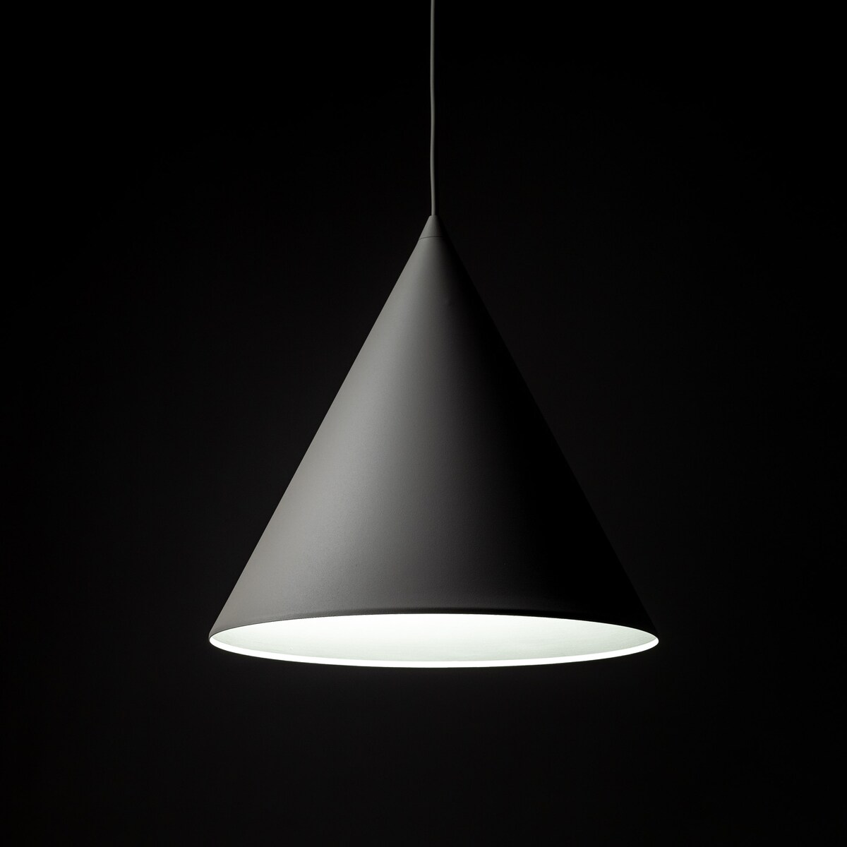 Lampa wisząca TK Lighting CONO BEIGE 10056 beżowa E27 LED stylowa do salonu i jadalni