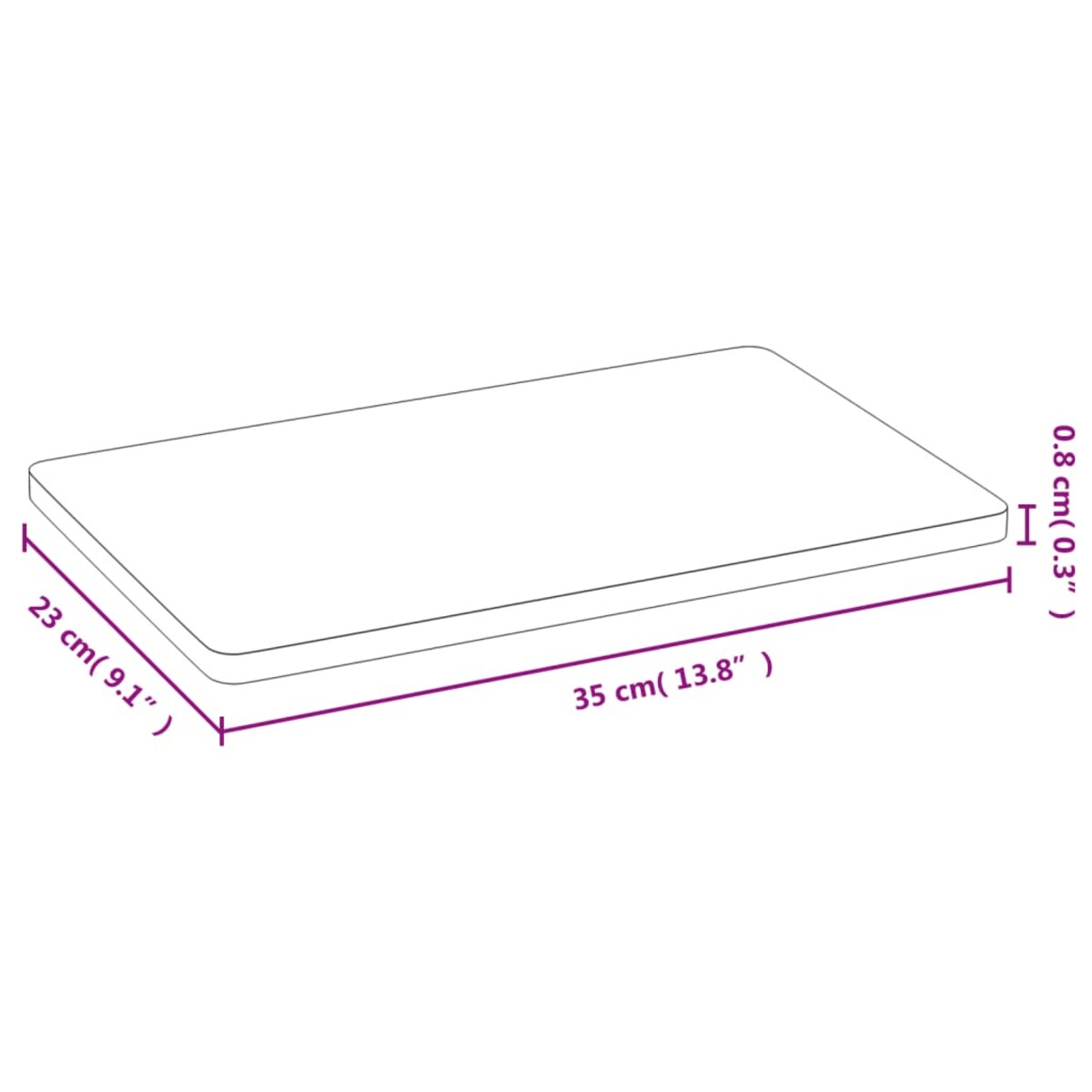 Set 6 Piatti Per Colazione In Bambù - 35x23x0.8 Cm, Naturale, Leggeri, Per Picnic, Feste, Uso Quotidiano