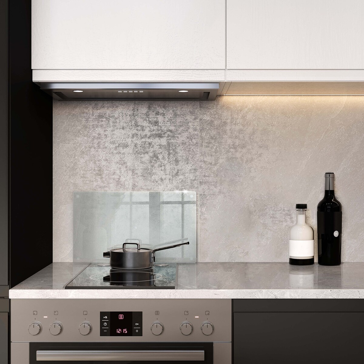 Deska do krojenia, szkło hartowane 52x30