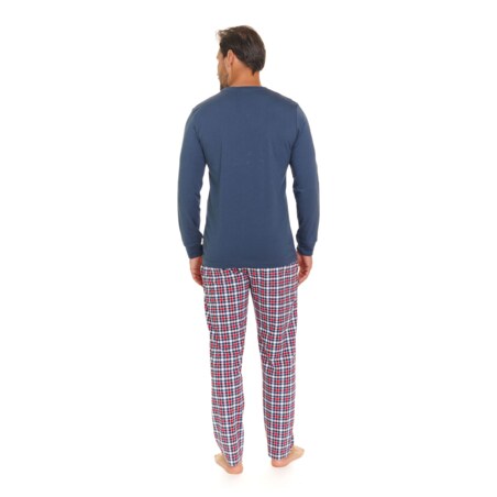 Piżama kolor niebieski PMB.7147.DEEP_BLUE - XL