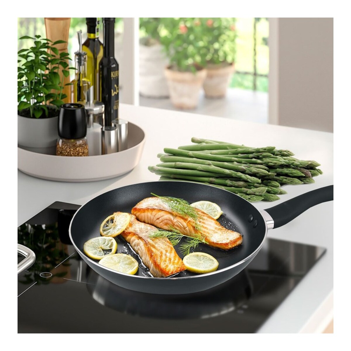 Patelnia do smażenia nieprzywierająca na gaz indukcję 26cm non stick MAESTRO