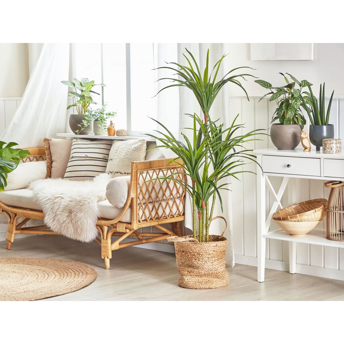 Sztuczna roślina doniczkowa 147 cm DRACAENA ANITA