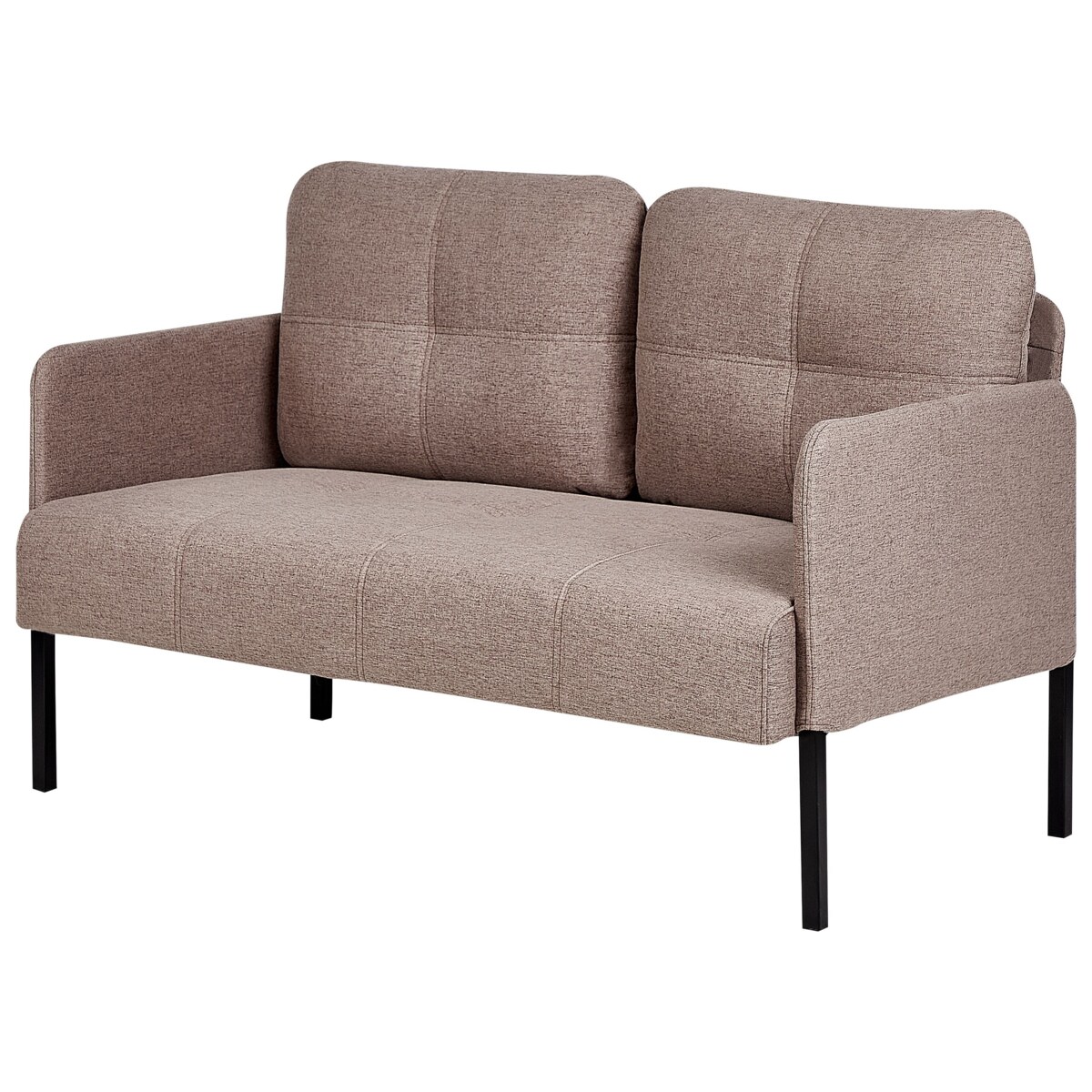 Sofa 2-osobowa brązowa LAHTI