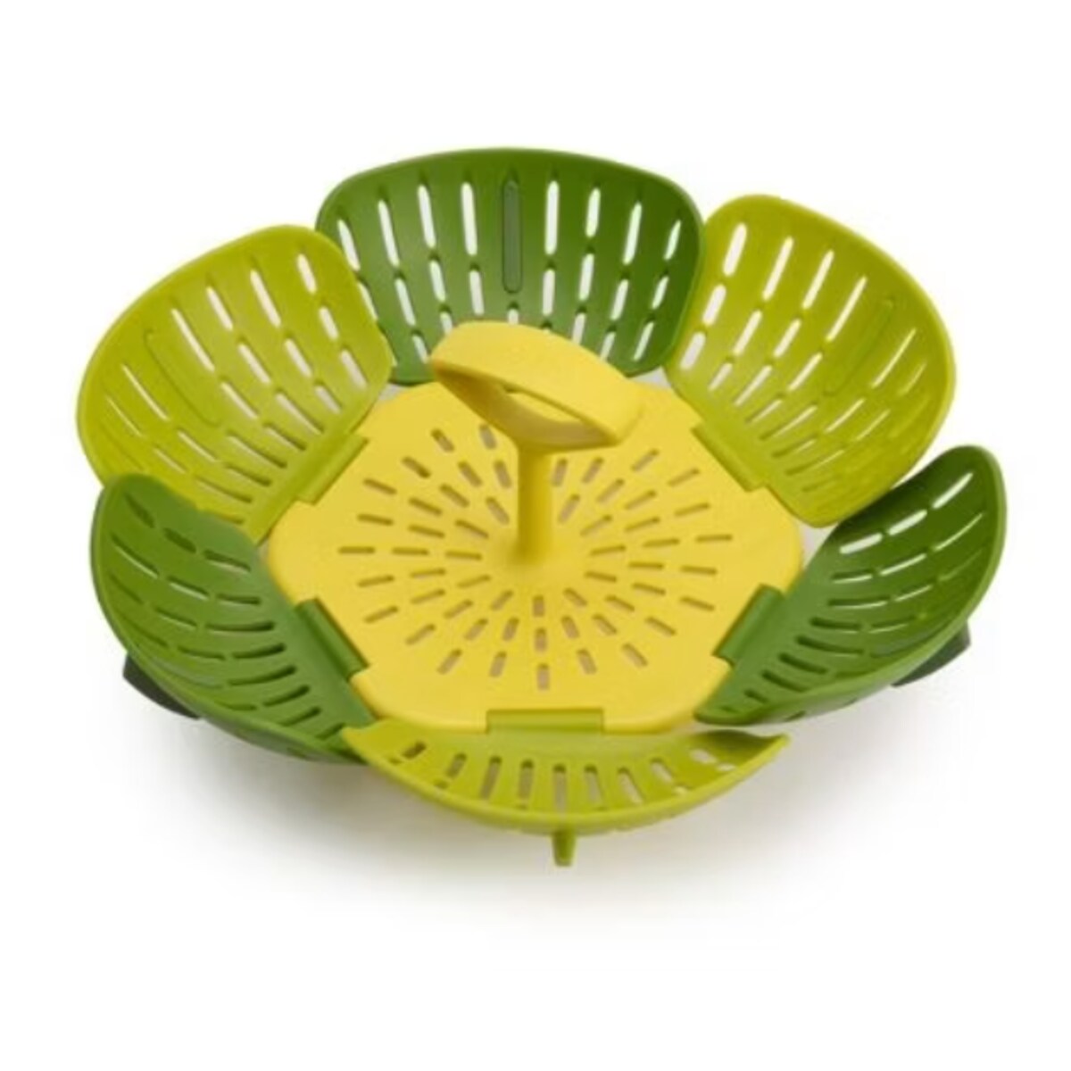 Koszyk do gotowania na parze zielony Bloom, 16 x 16 x 10 cm, Joseph Joseph