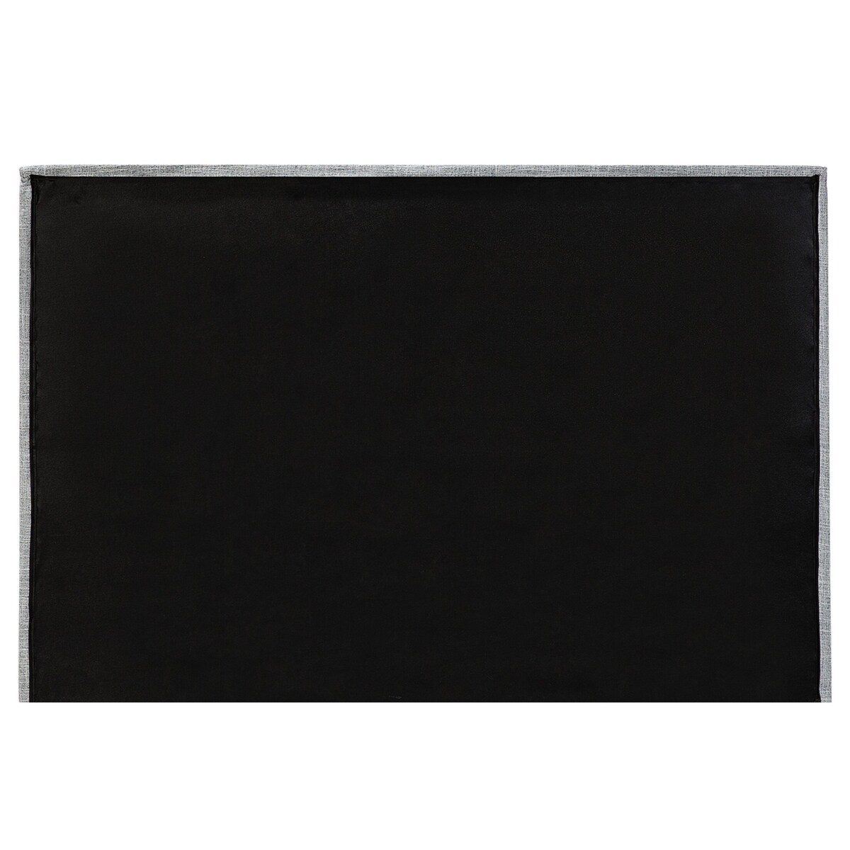 Łóżko tapicerowane 160 x 200 cm szare VALBONNE