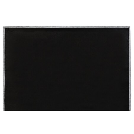 Łóżko tapicerowane 160 x 200 cm szare VALBONNE