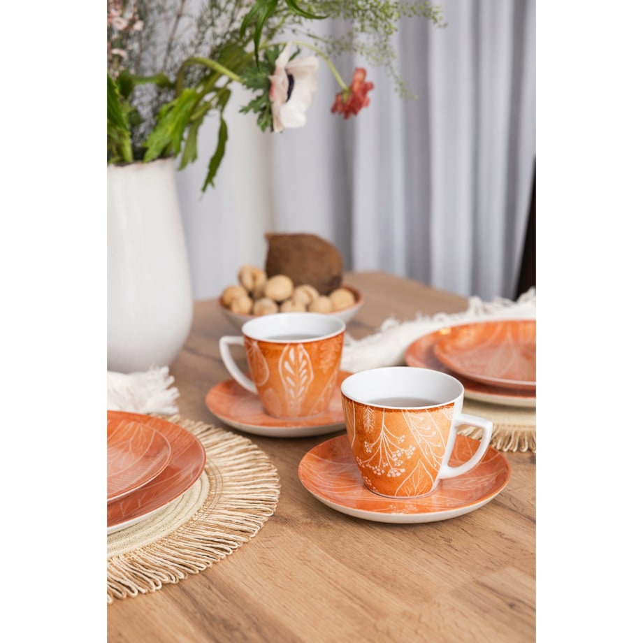 Filiżanka 350 ml ze spodkiem Beata, Dorota Cztery Pory Roku Lato LU40 (9075C)