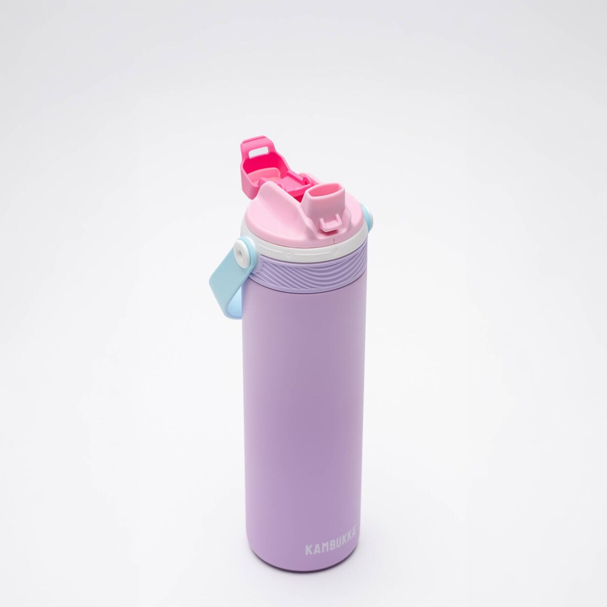 Butelka termiczna na wodę ze słomką termos Dupla Insulated 600ml - Lilac Puff