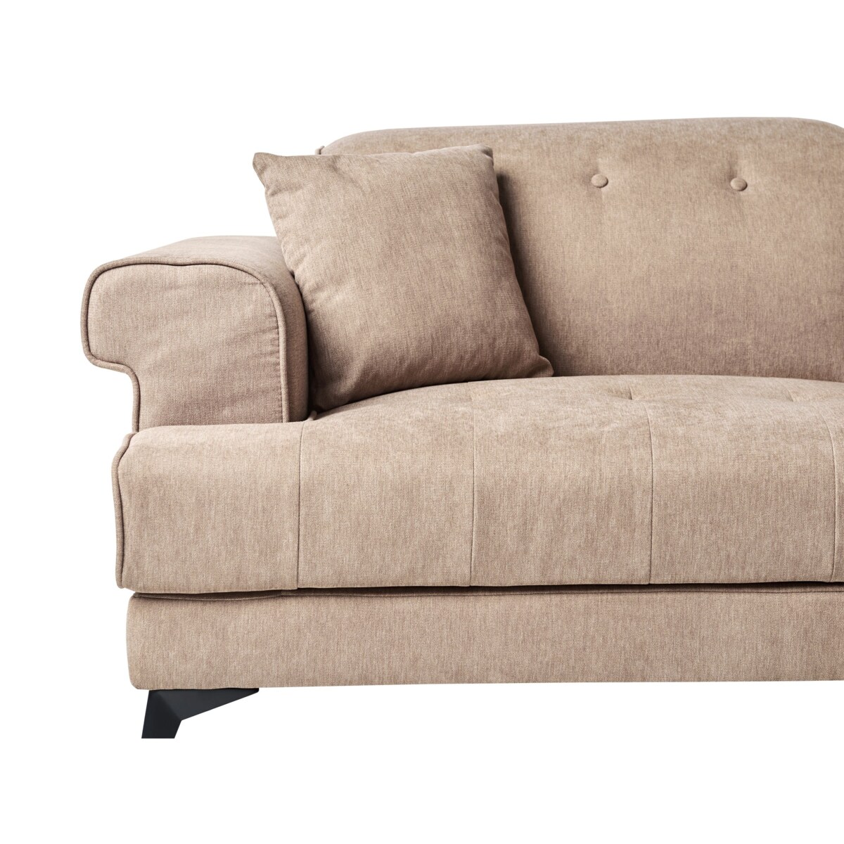 Sofa 3-osobowa jasnobrązowa SKIVE