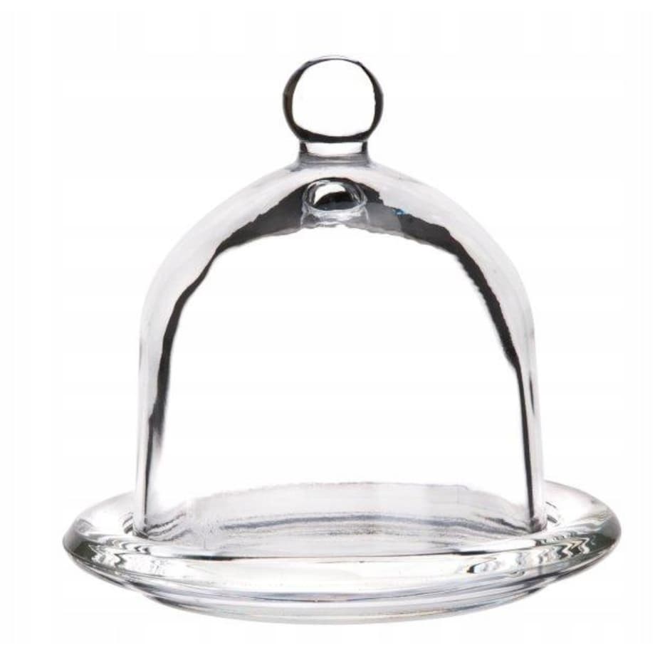 POJEMNIK SZKLANY NA CYTRYNĘ żywność z kloszem