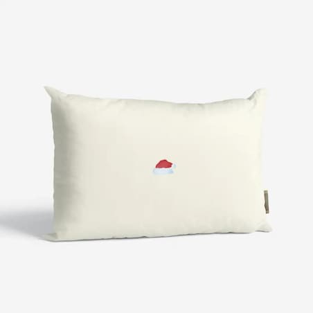 Poduszka świąteczna -Minimalistyczna czapka