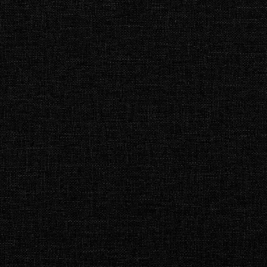 vidaXL Krzesła stołowe, 2 szt., czarne, obite tkaniną