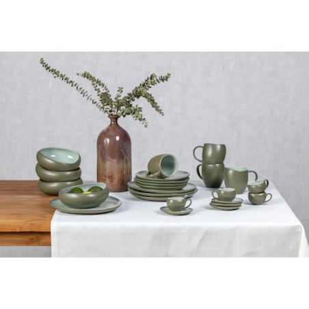 Talerz deserowy Eucalipto, 22 x 21,5 x 3 cm