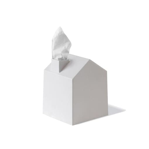 Pojemnik na chusteczki biały Casa, 13 x 13 x 17 cm, Umbra