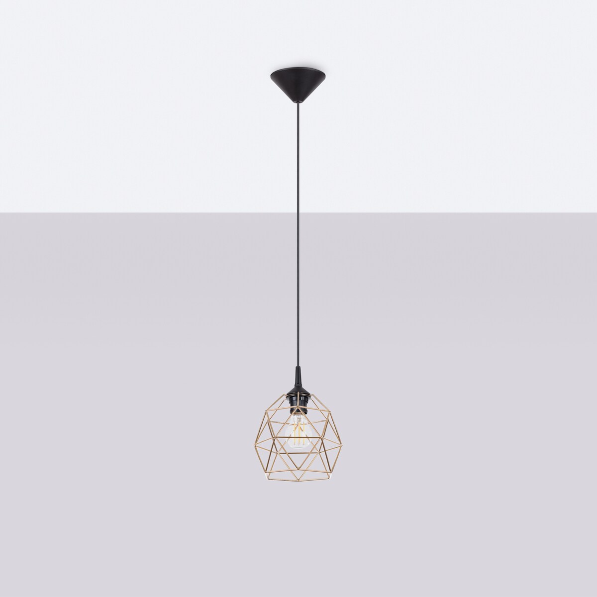 Lampa wisząca TRIOM 20 złota